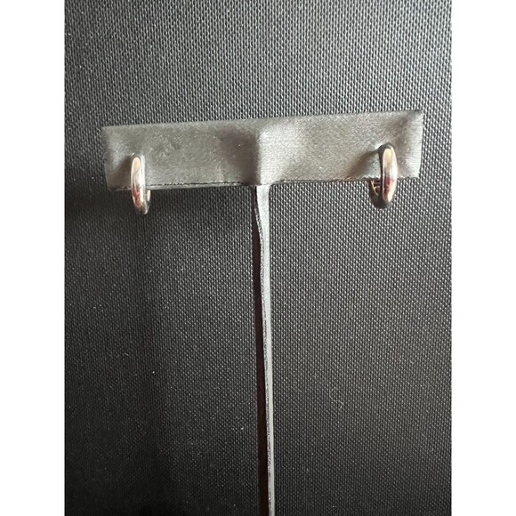 IBB Two Tone Sterling Silver Earrings(Mix N Match compatible) - Picture 2 of 4